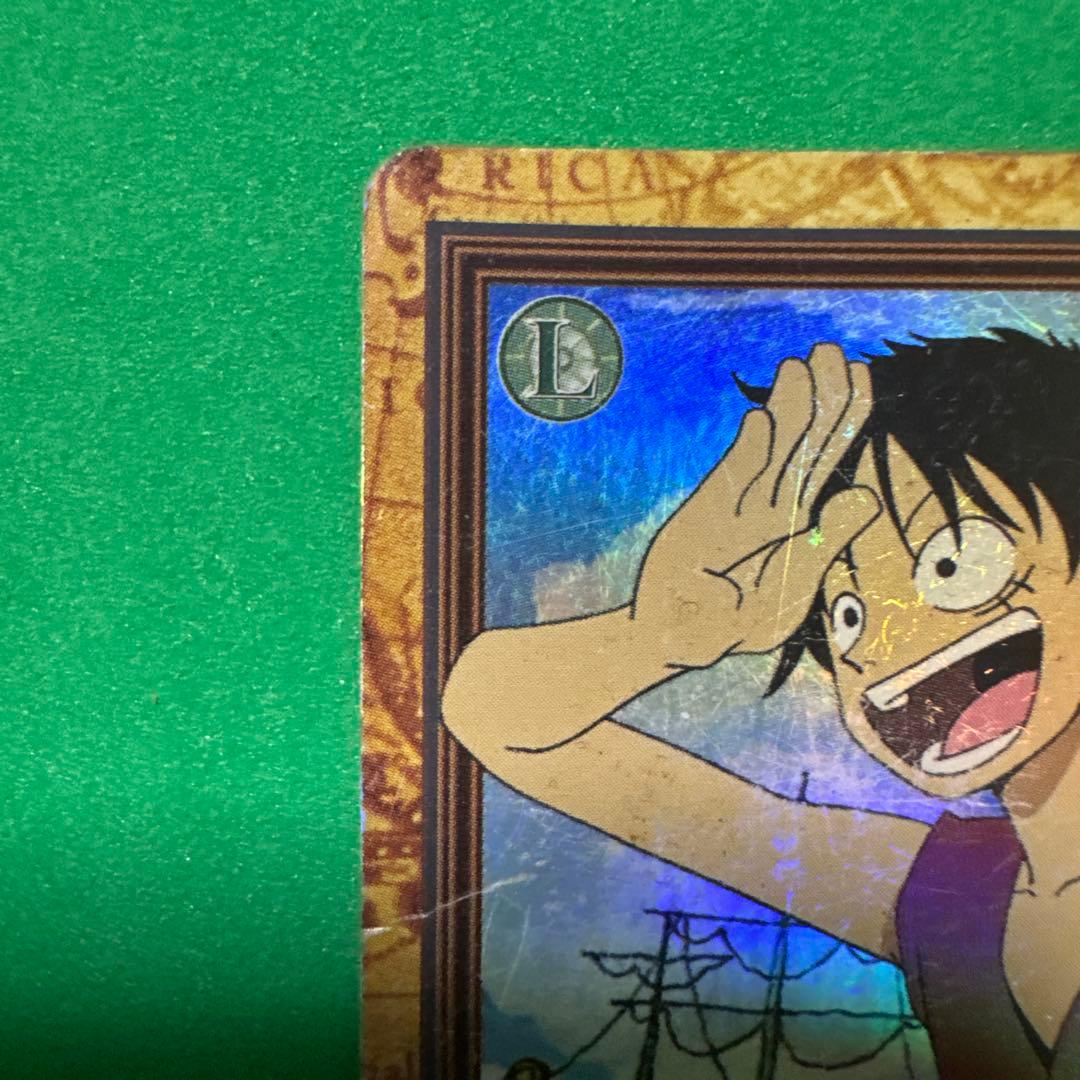 ワンピース トレーディングカード 初期 ルフィ　バギー　の2枚