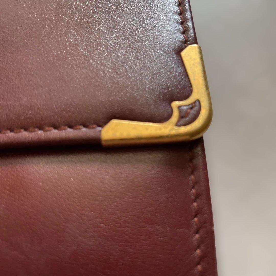 カルティエ　レザー ショルダーバッグ