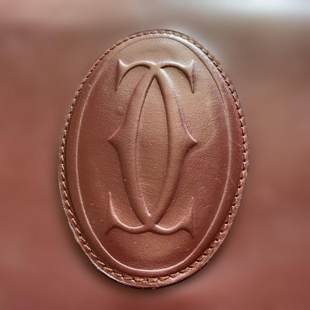 カルティエ　レザー ショルダーバッグ