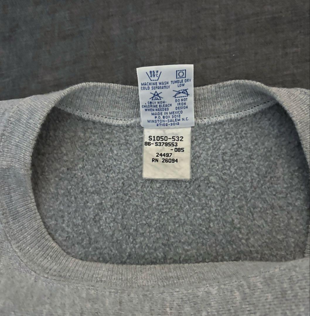 【Mサイズ】チャンピオン リバースウィーブ 90s メキシコ製　目あり