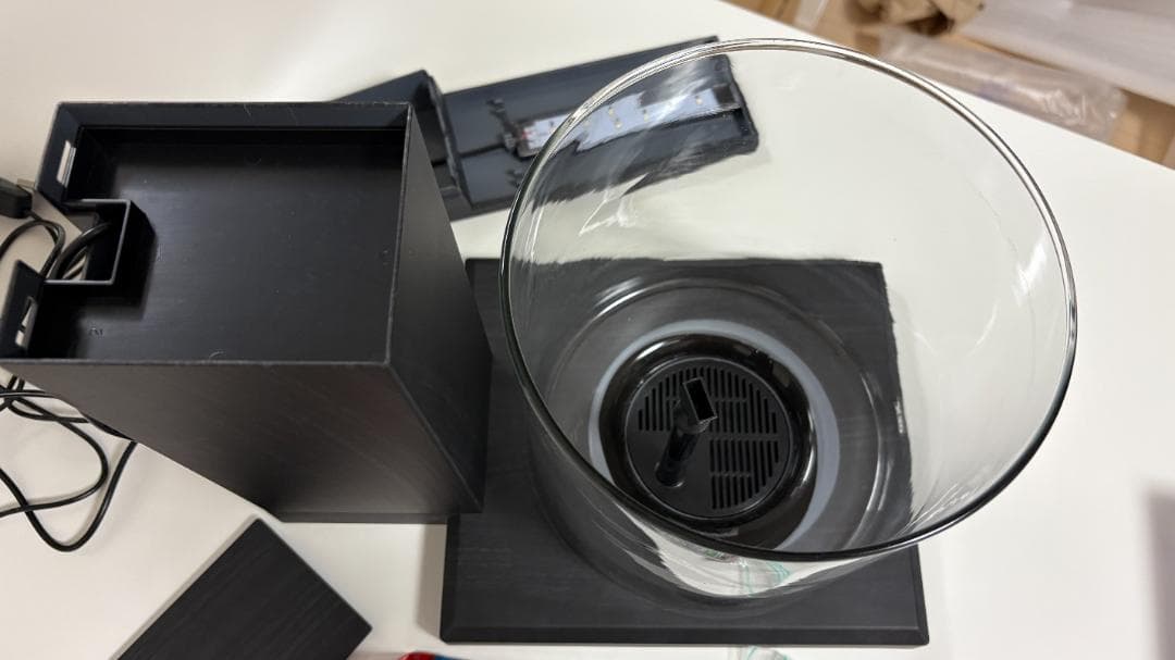 GEX ペルコ　チャコールブラック　小型水槽　付属品・おまけ有