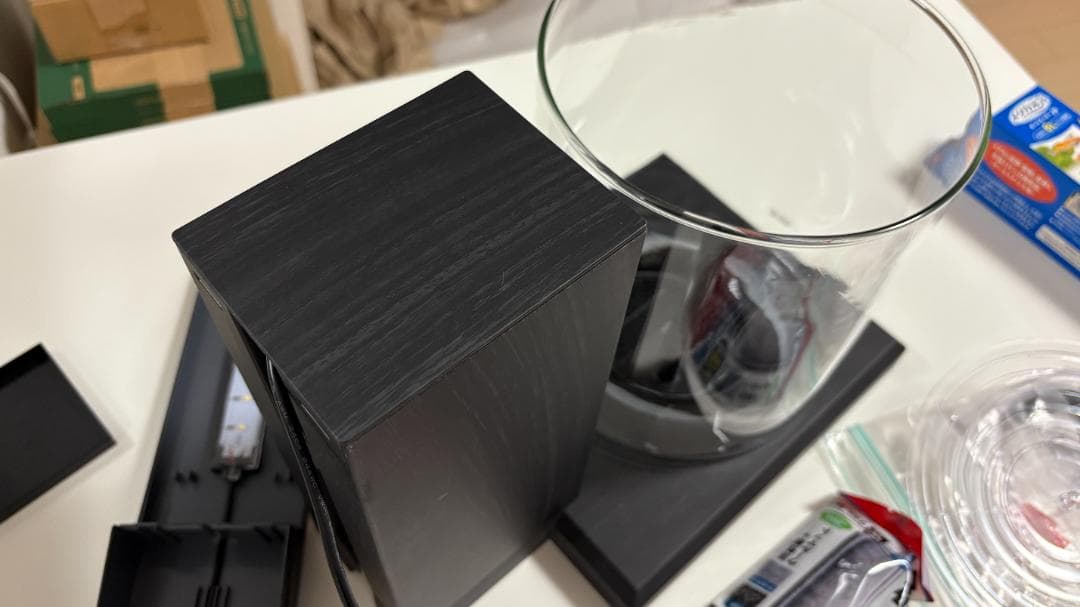 GEX ペルコ　チャコールブラック　小型水槽　付属品・おまけ有