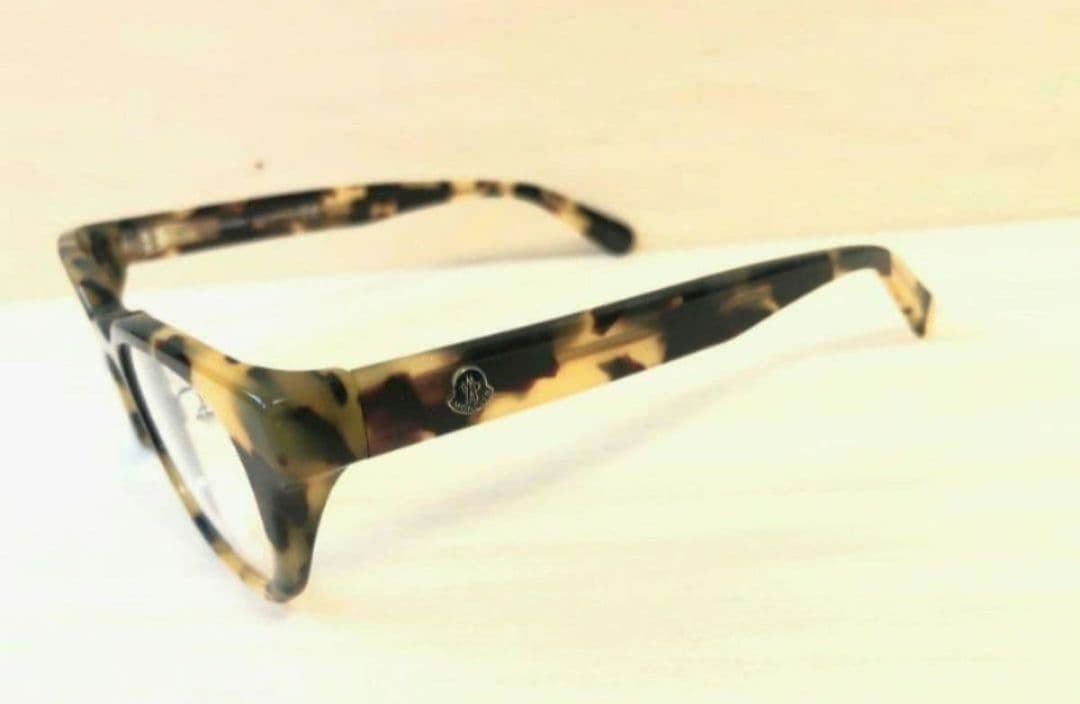 モンクレールMONCLERメガネ眼鏡サングラスめがねアジアンフィット明鼈甲べっ甲