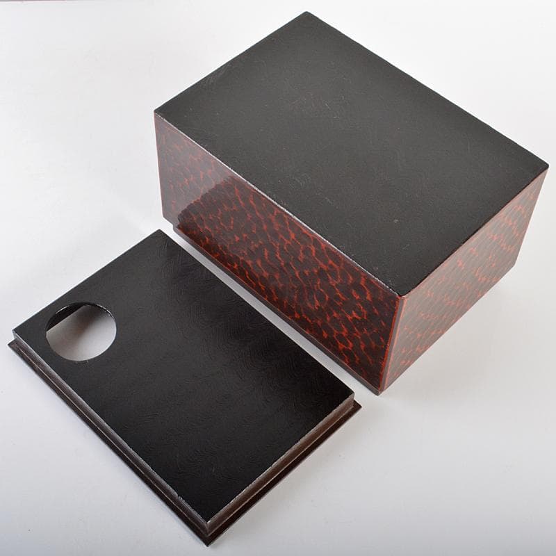 Rie Oda　鎌倉彫　竹文茶箱茶碗平安春峰作振出など一式　VR6666