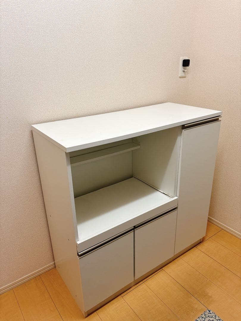 ニトリ　レンジ台　フォルムN ホワイト