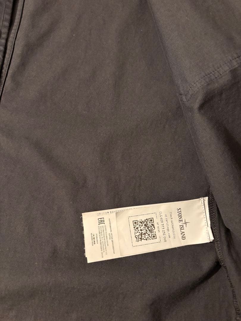 STONE  黒 ミリタリージャケット