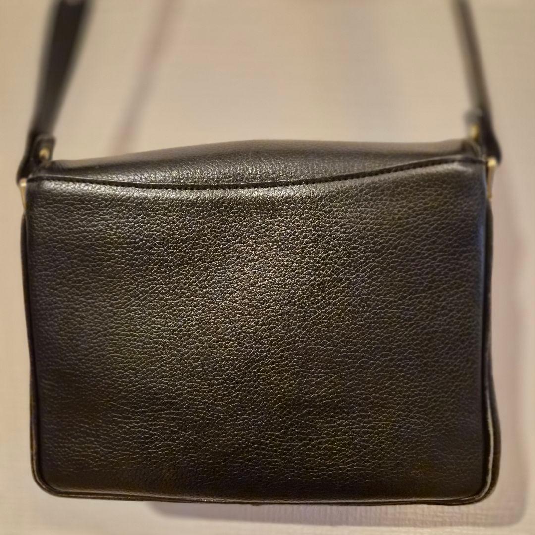 Burberry 黒 レザー ショルダーバッグ