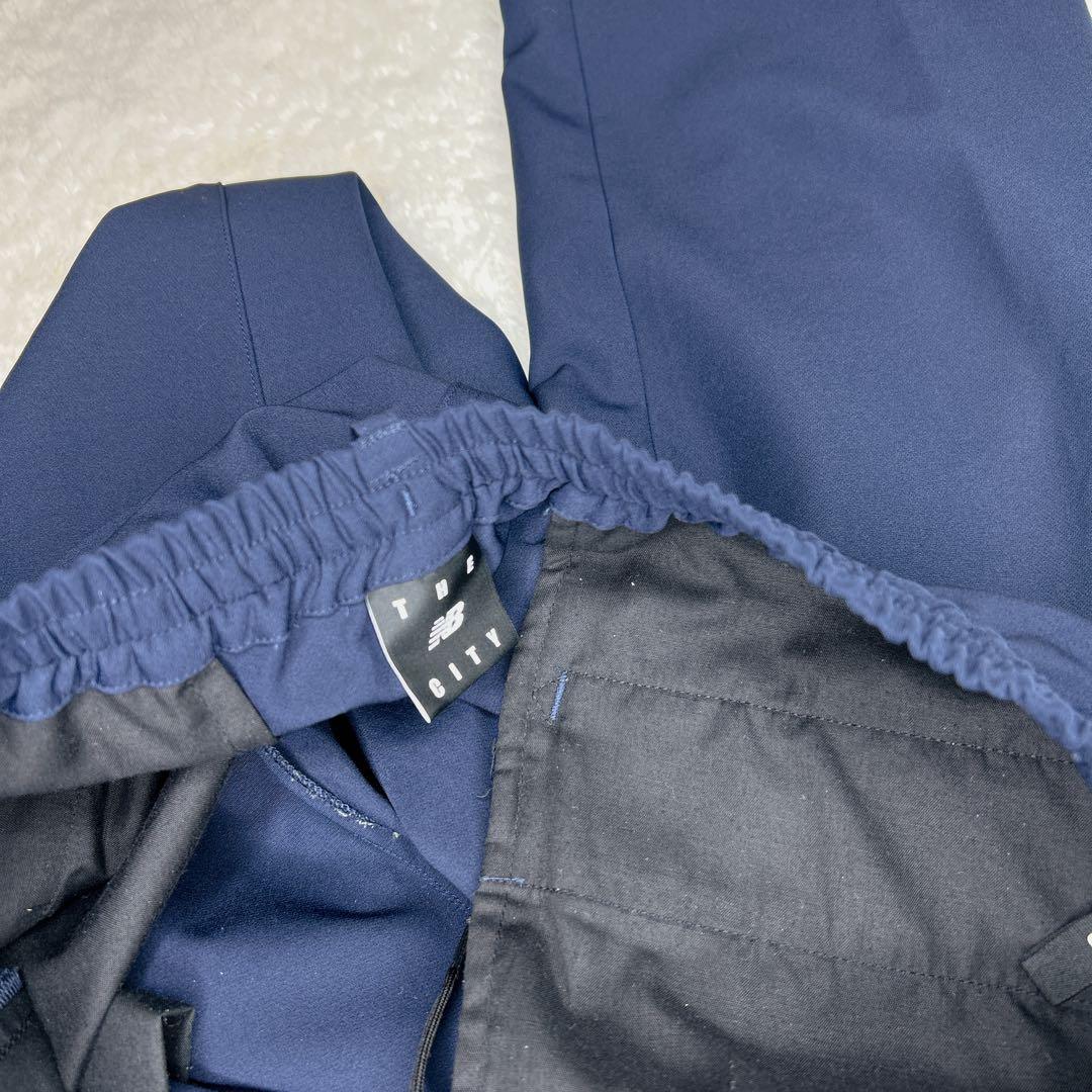 ニューバランス THE CITY スーツ セットアップ ジャージ 紺 XL
