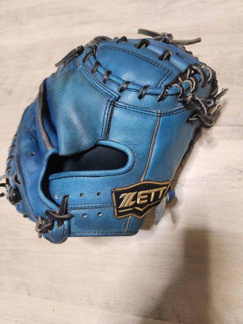 ZETT 少年軟式キャッチャーミット 青　ネオステイタス