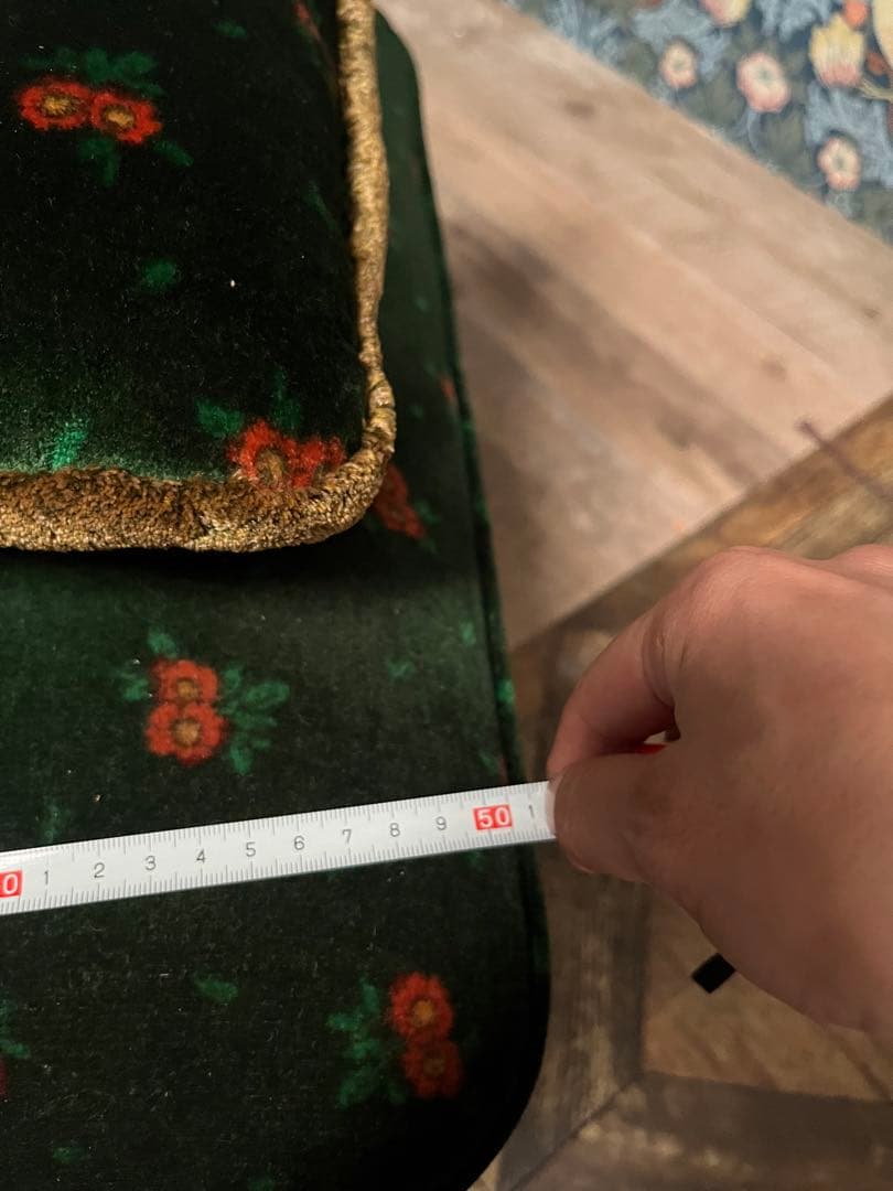 n's close＊スツール オットマン クッション付 アンティーク