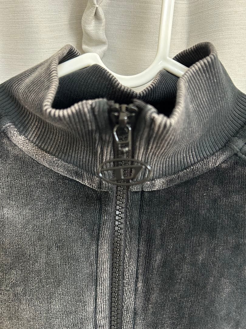 DIESEL ベルベット風 ジャケット 黒