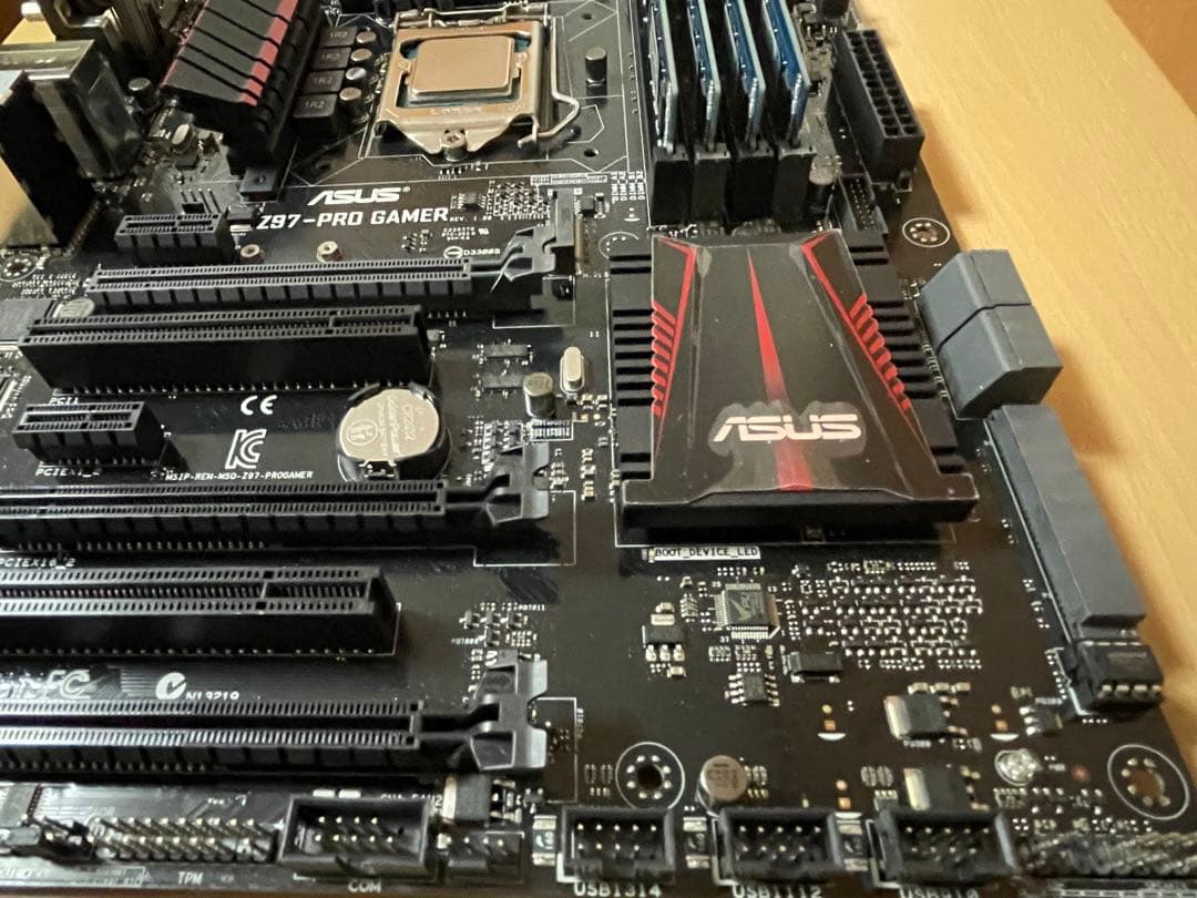 ASUS Z97-PRO GAMERマザーボード　CPU i7-4790K