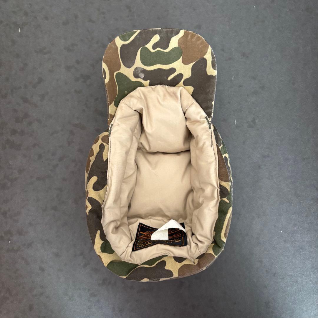 Vintage エディーバウアー グースダウン トラッパーハット カモ