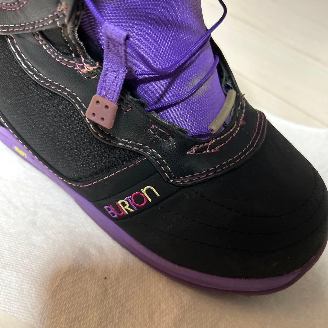 【週末限定値下げ！】女性用　スノーボードブーツ 黒/紫　BURTON
