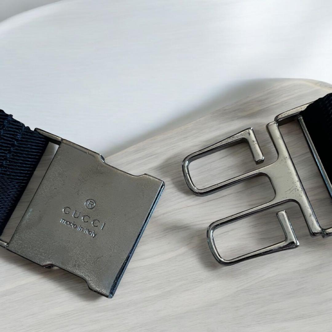 グッチ GG キャンバス ボディバッグ レザー ウエストポーチ GUCCI