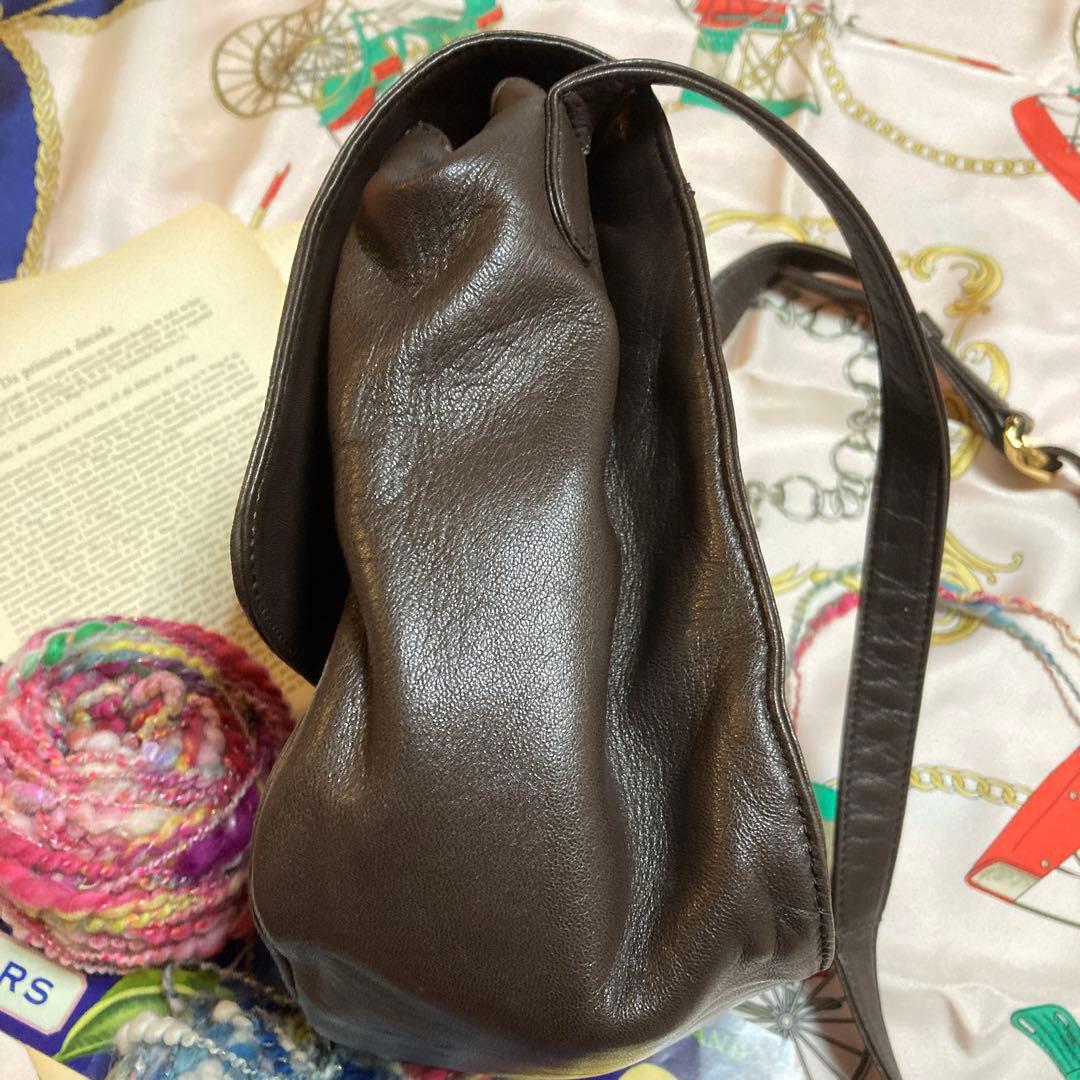 LOEWE レザー ショルダーバッグ