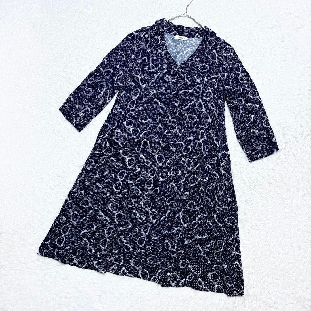 【美品】マックスマーラ Max&co 大きいサイズ とろみ ワンピース 上品