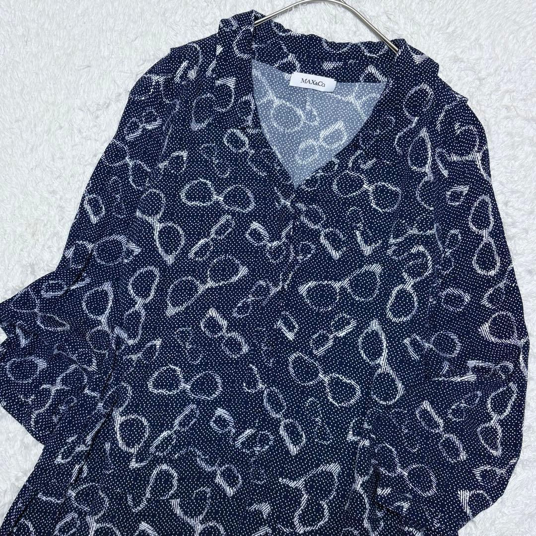 【美品】マックスマーラ Max&co 大きいサイズ とろみ ワンピース 上品