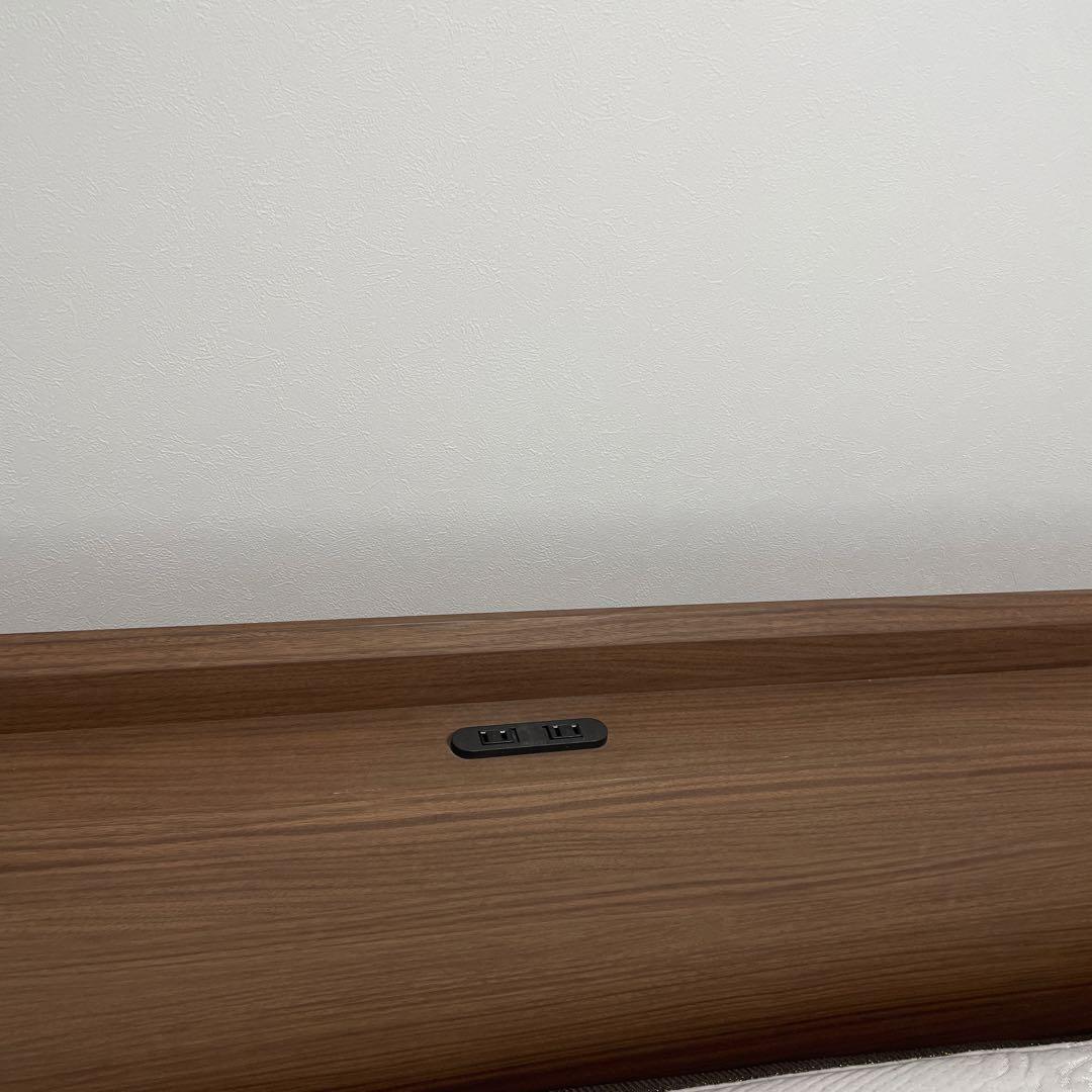 【送料込】ニトリ ダブルベッドフレームのみ※説明欄ご確認ください