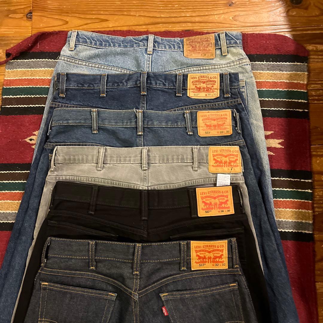 リーバイスデニム！517！6本まとめ売り！単品不可！ サイズ36〜38！