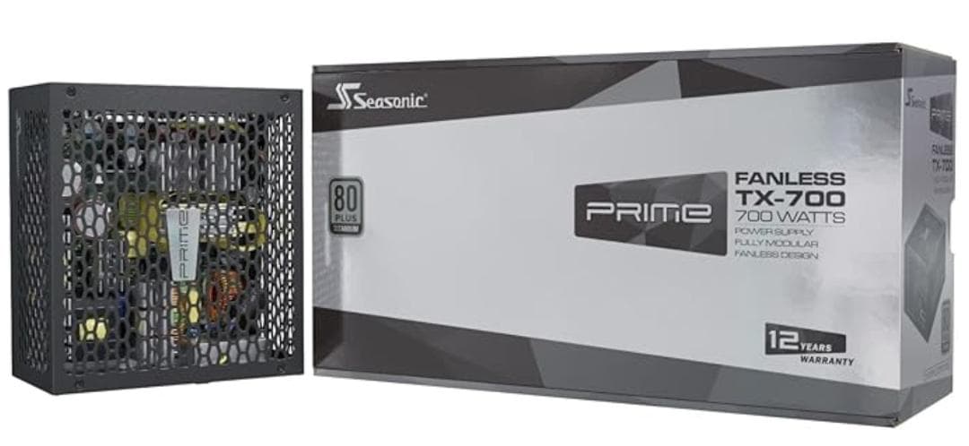 ATX 80+ タイタニウム　seasonic SSR-700TL　ファンレス