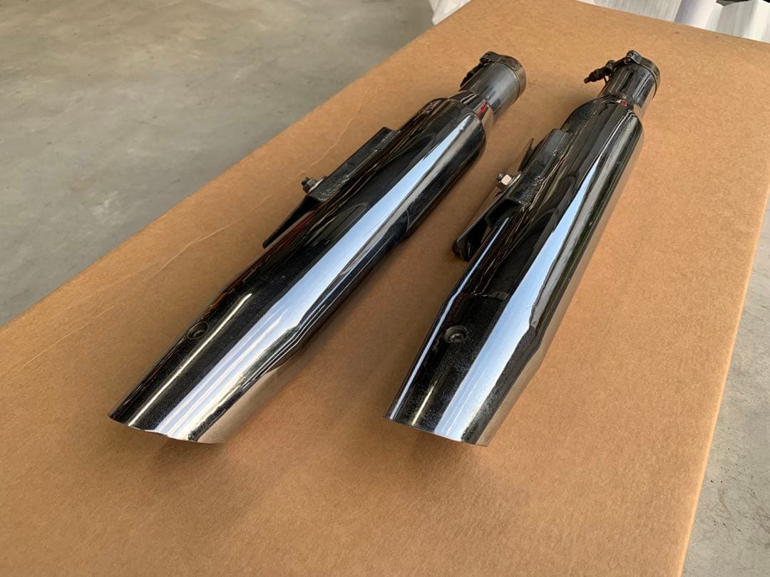 ハーレー　スポーツスター用　マフラー　モーターステージ　テーパースラッシュ