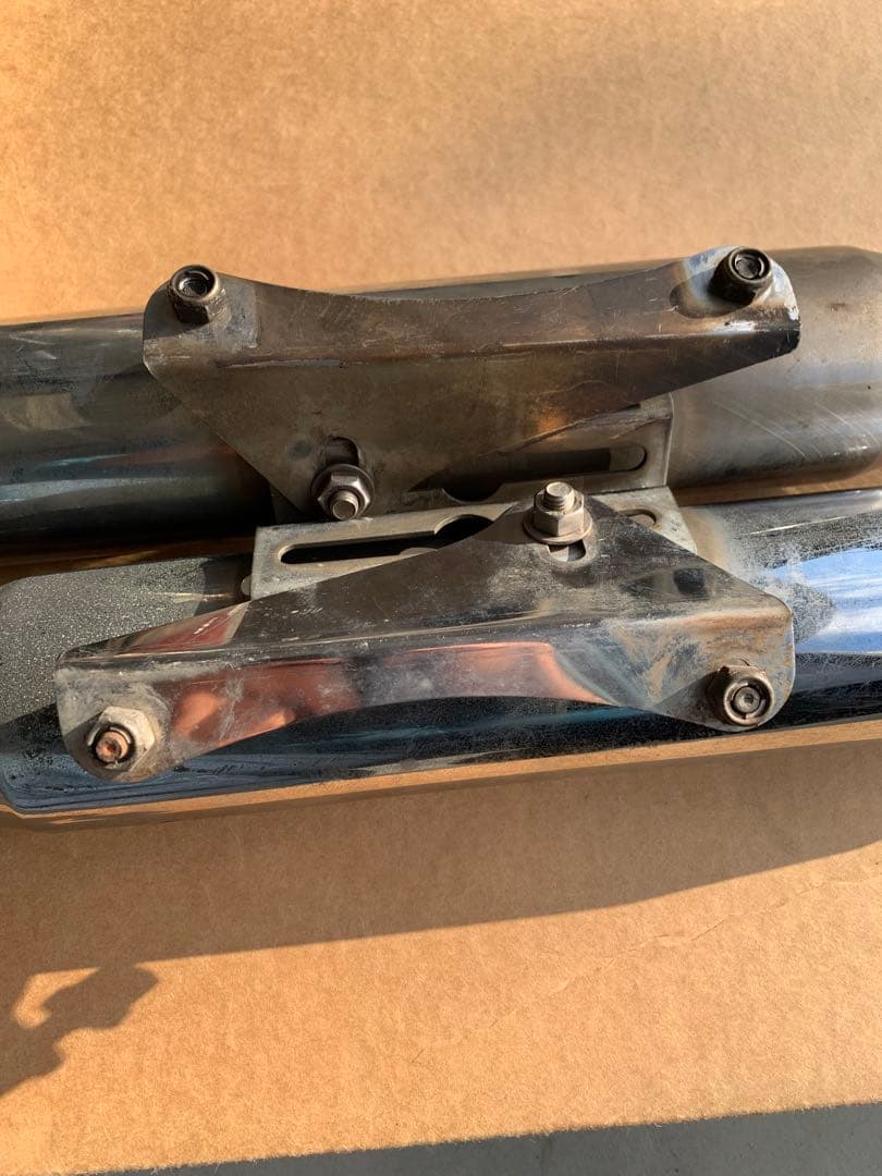 ハーレー　スポーツスター用　マフラー　モーターステージ　テーパースラッシュ