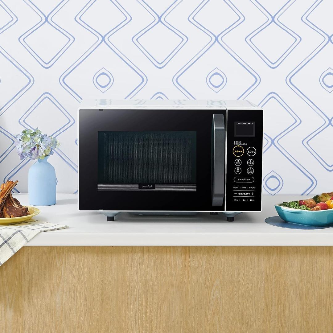 COMFEE' オーブンレンジ 16L フラットテーブル ヘルツフリー 最大65