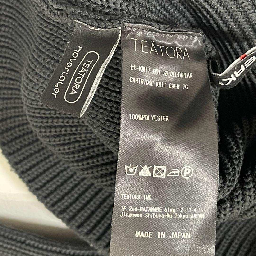 M 2 TEATORA 7G CARTRIDGE KNIT ニット 黒 テアトラ