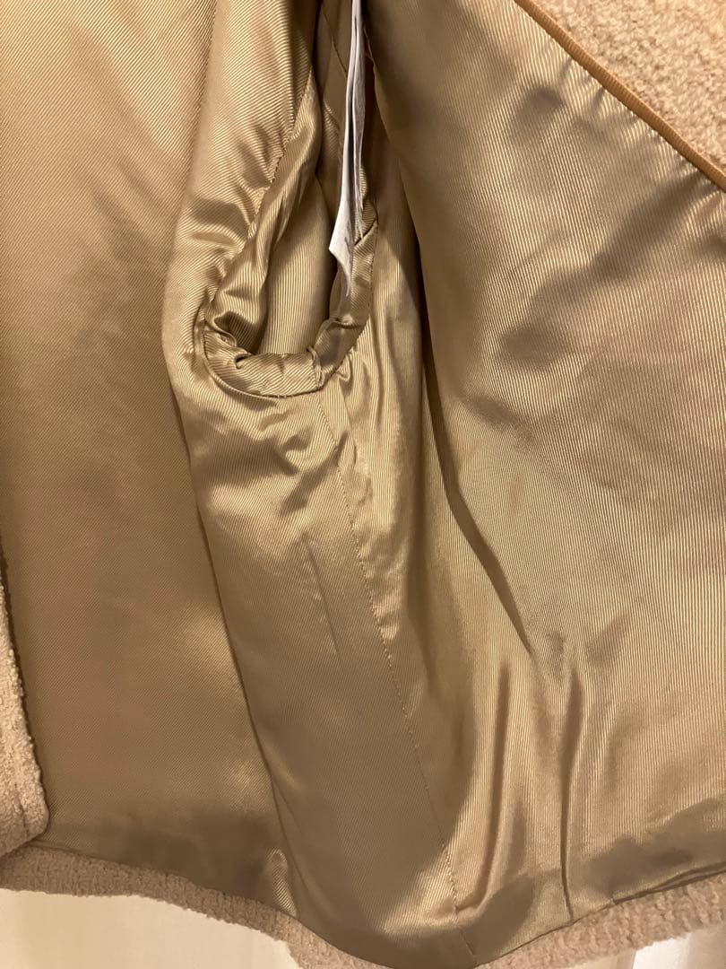 専用品GUCCI ソフトブークレ　ツイードジャケットコート　サイズ36 美品