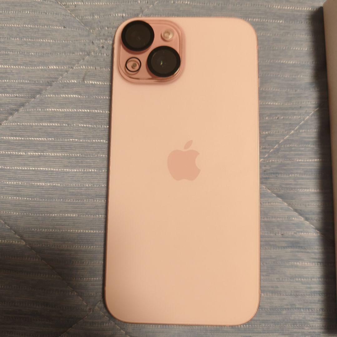 値下げ【美品】Apple iPhone 15ピンク　電池残量89%