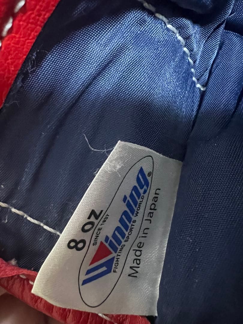 Winning ボクシンググローブ 8 oz レッド
