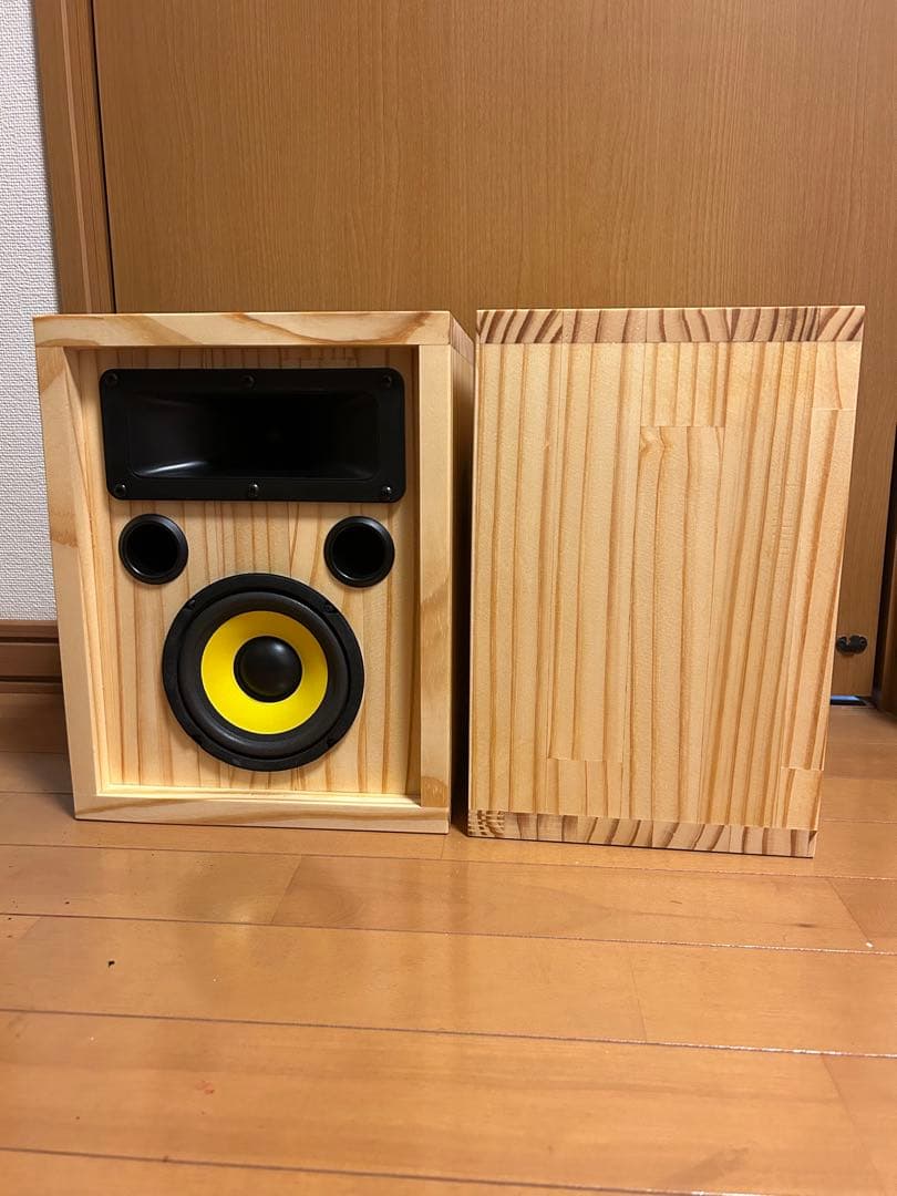 自作スピーカー ピエゾツイーター搭載2WAYバスレフ型スピーカー