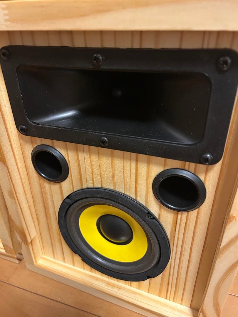 自作スピーカー ピエゾツイーター搭載2WAYバスレフ型スピーカー