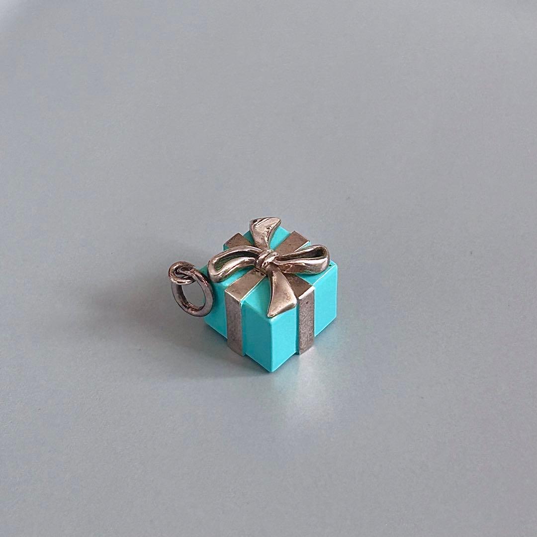 Tiffany & Co. ボックス　チャーム　ティファニー　ペンダントトップ