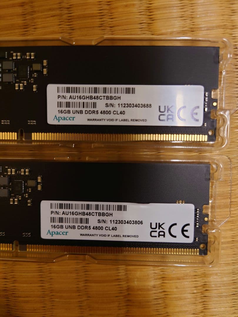 Apacer DDR5-4800 32GB メモリー