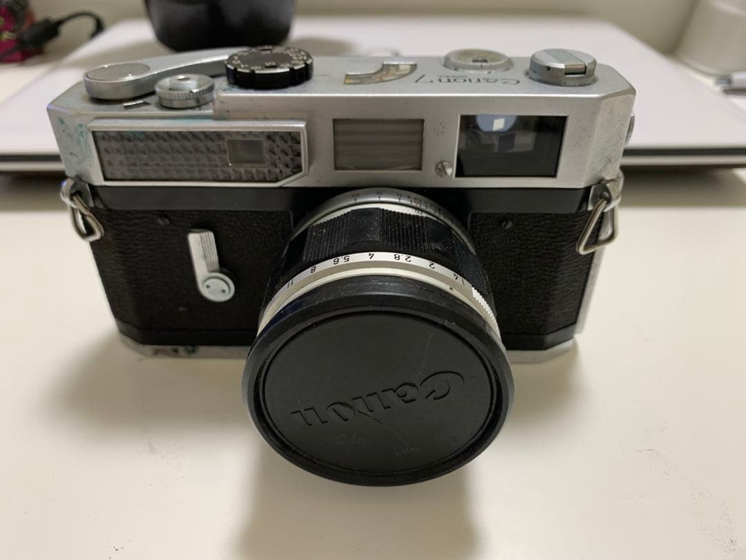 Canon 7レンジファインダーカメラ 純正 レザーケース付き キヤノンフィルム