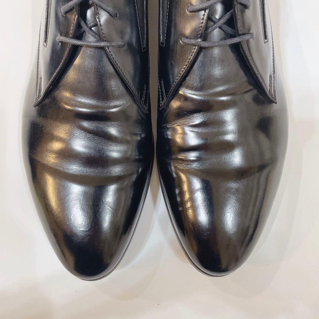 【専用】美品✨PRADA レースアップシューズ レザー ブラック