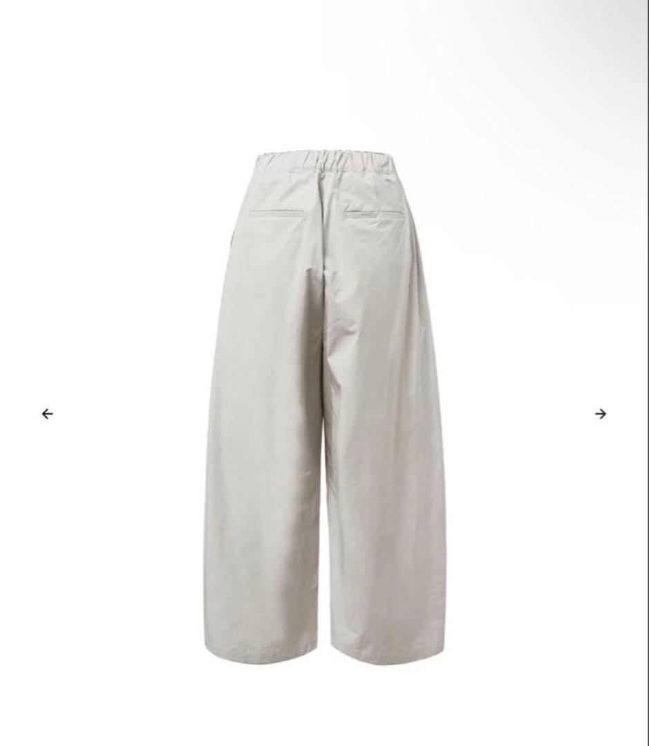 amomento three tuck banding pants アモメント