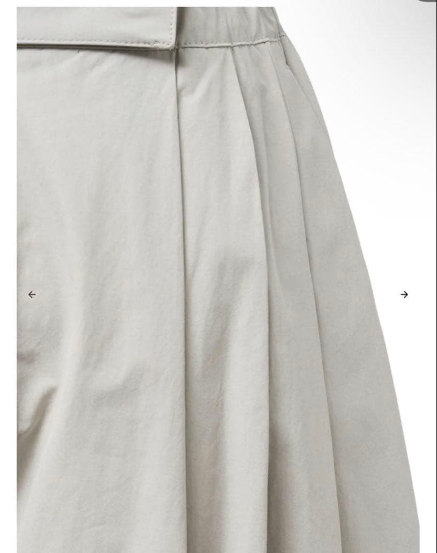 amomento three tuck banding pants アモメント