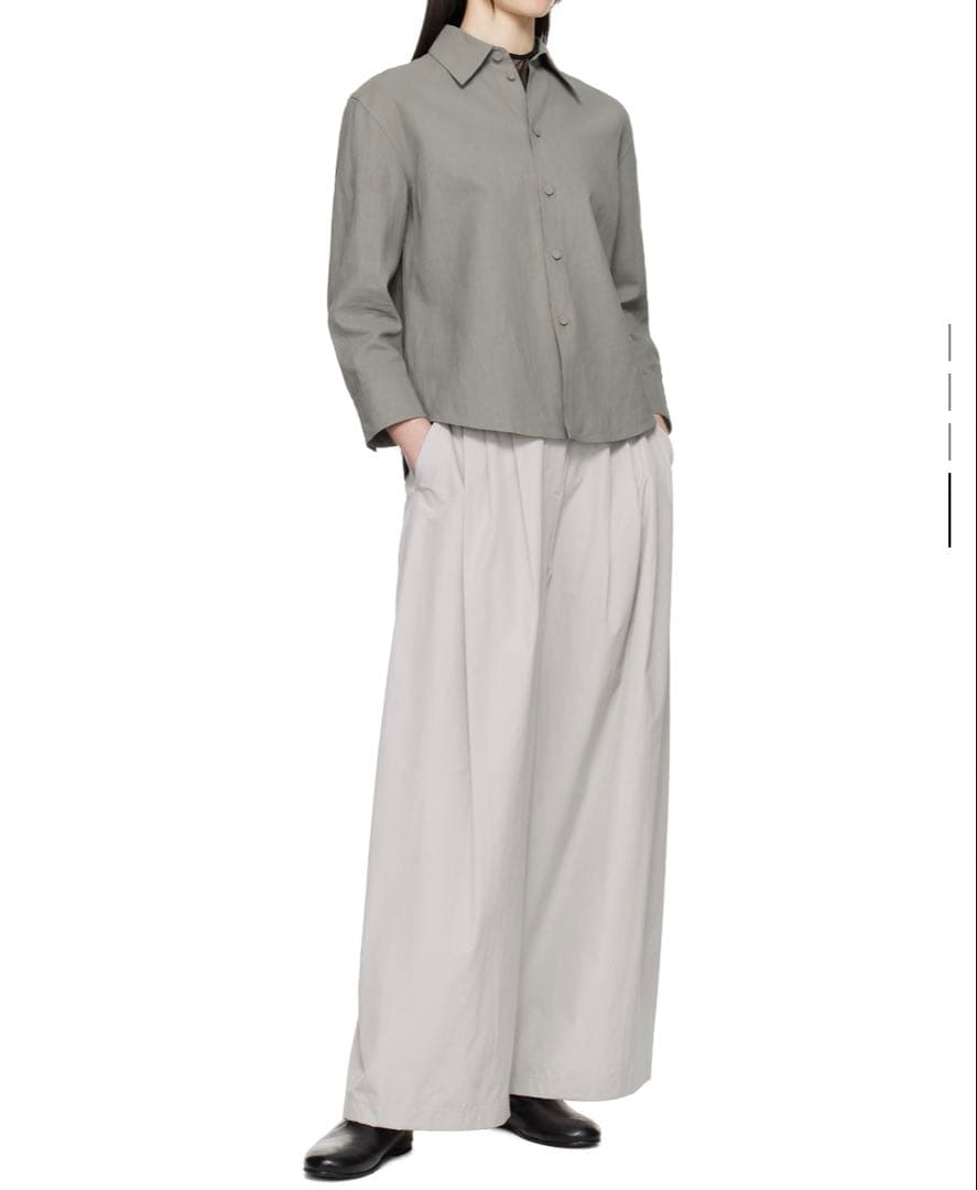 amomento three tuck banding pants アモメント