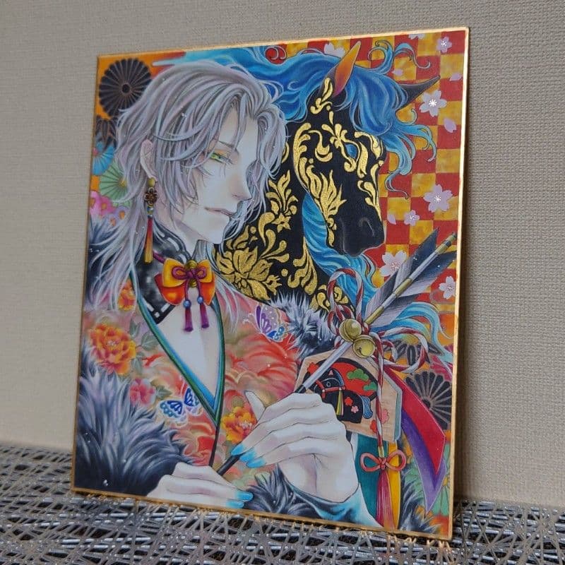 け*い様 手描きイラスト＊オリジナル【丙午】