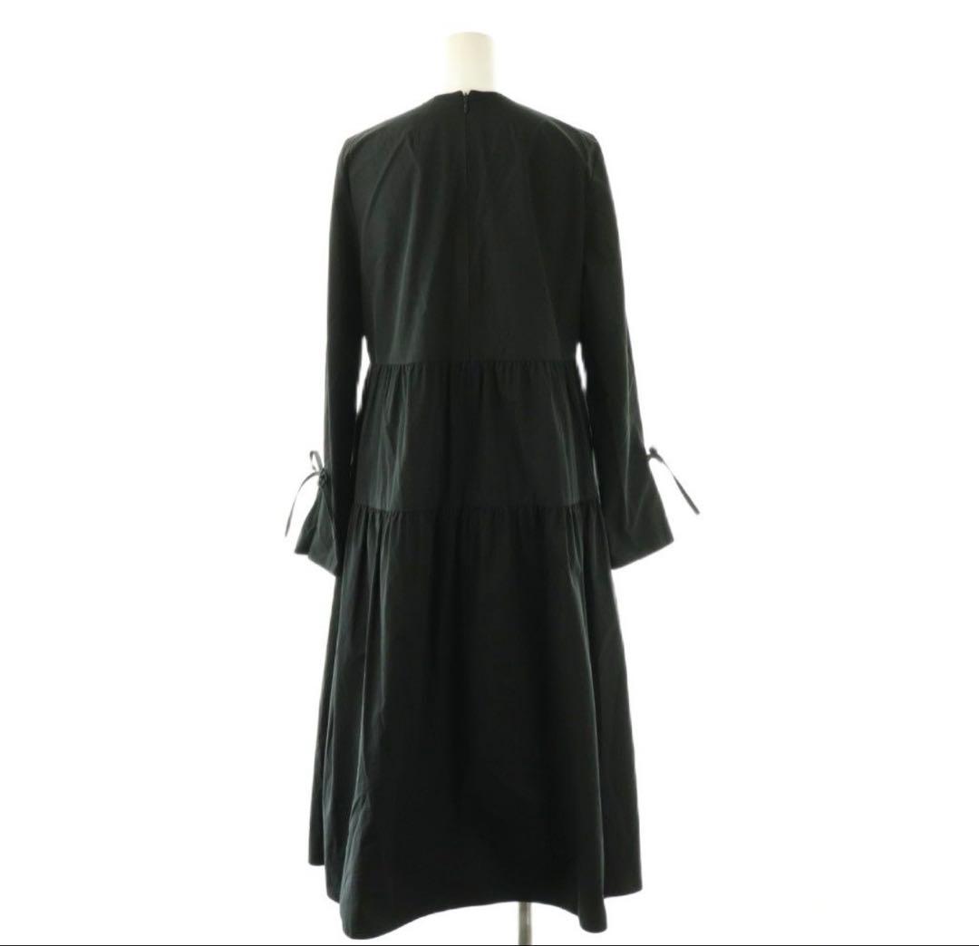 BALLSEY ハイカウントブロード リボンギャザーワンピース