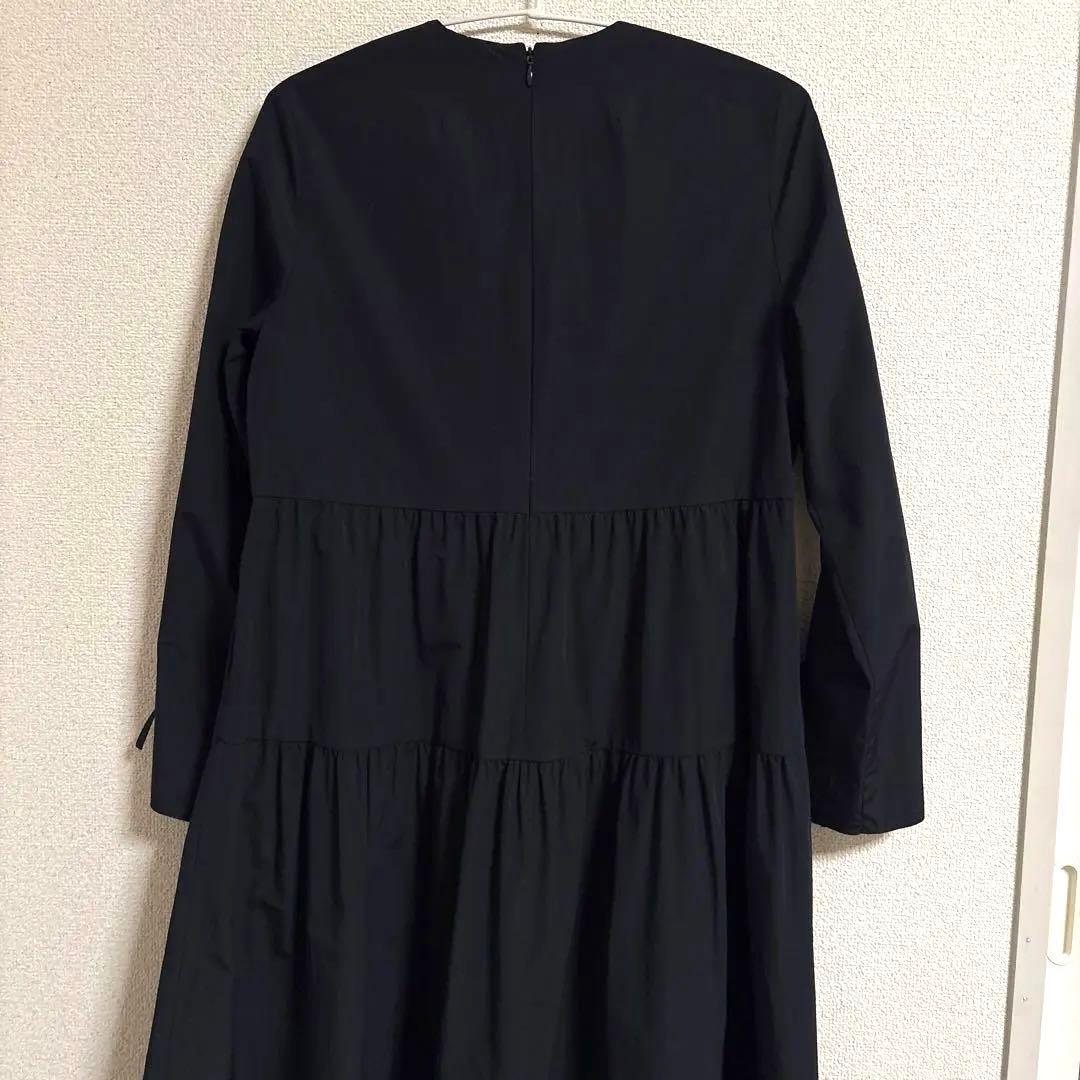 BALLSEY ハイカウントブロード リボンギャザーワンピース