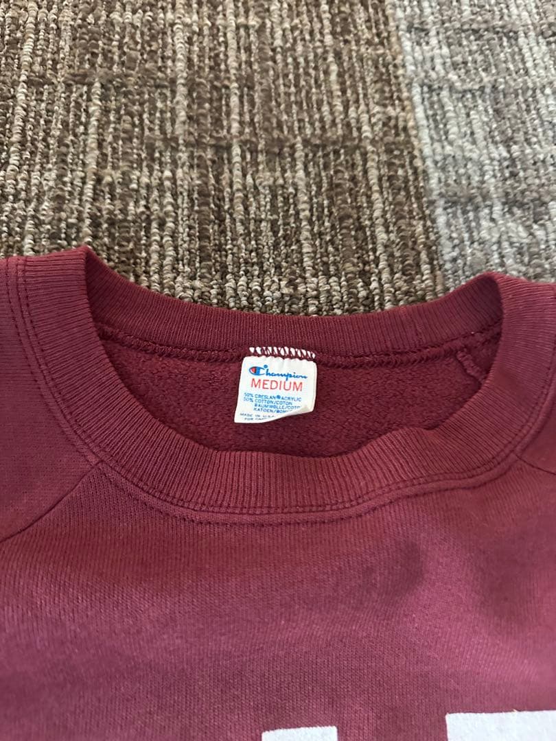 80s 破格 Champion トリコタグ MIT カレッジスウェット