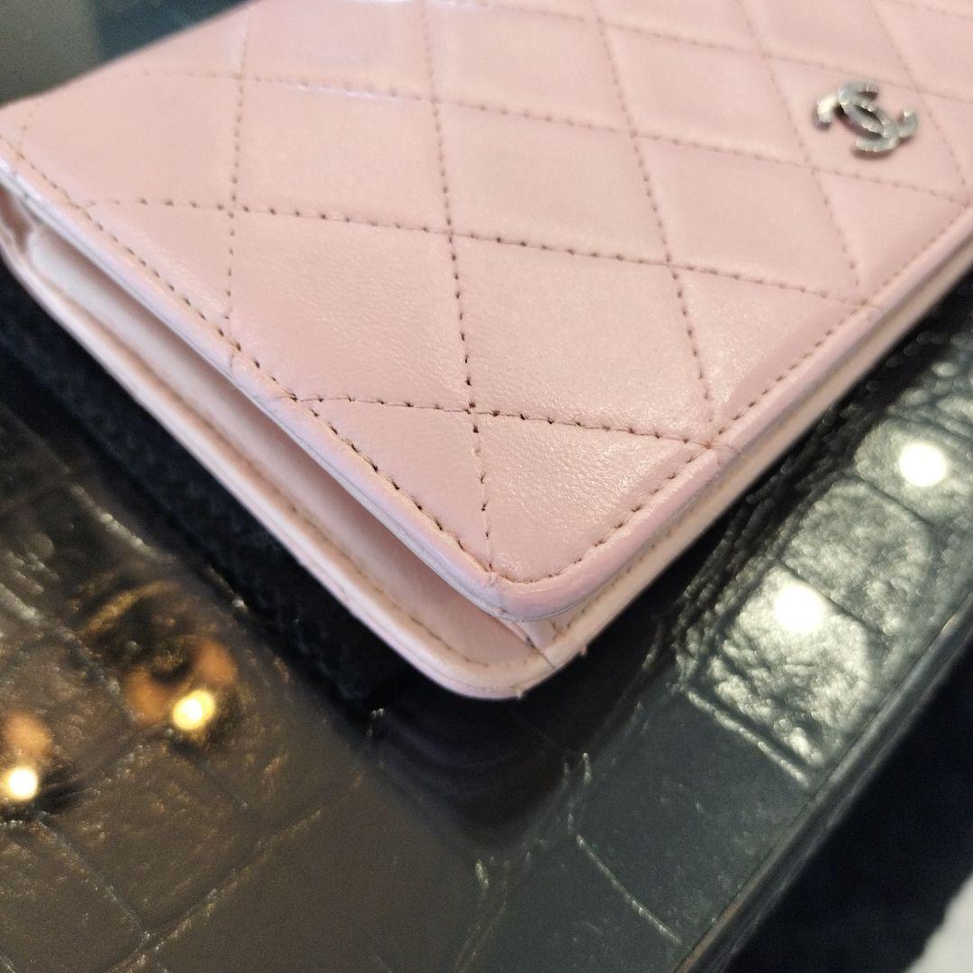 CHANEL マトラッセ 長財布 ピンク