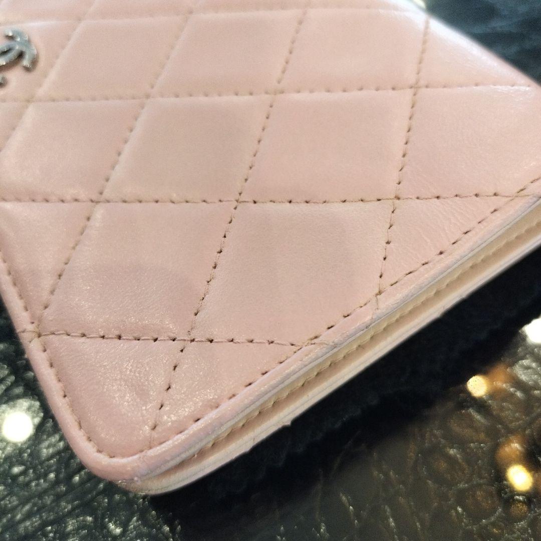 CHANEL マトラッセ 長財布 ピンク