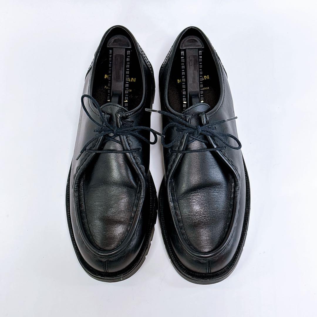 【美品】KLEMAN PADROR チロリアンシューズ 43 黒 レザー