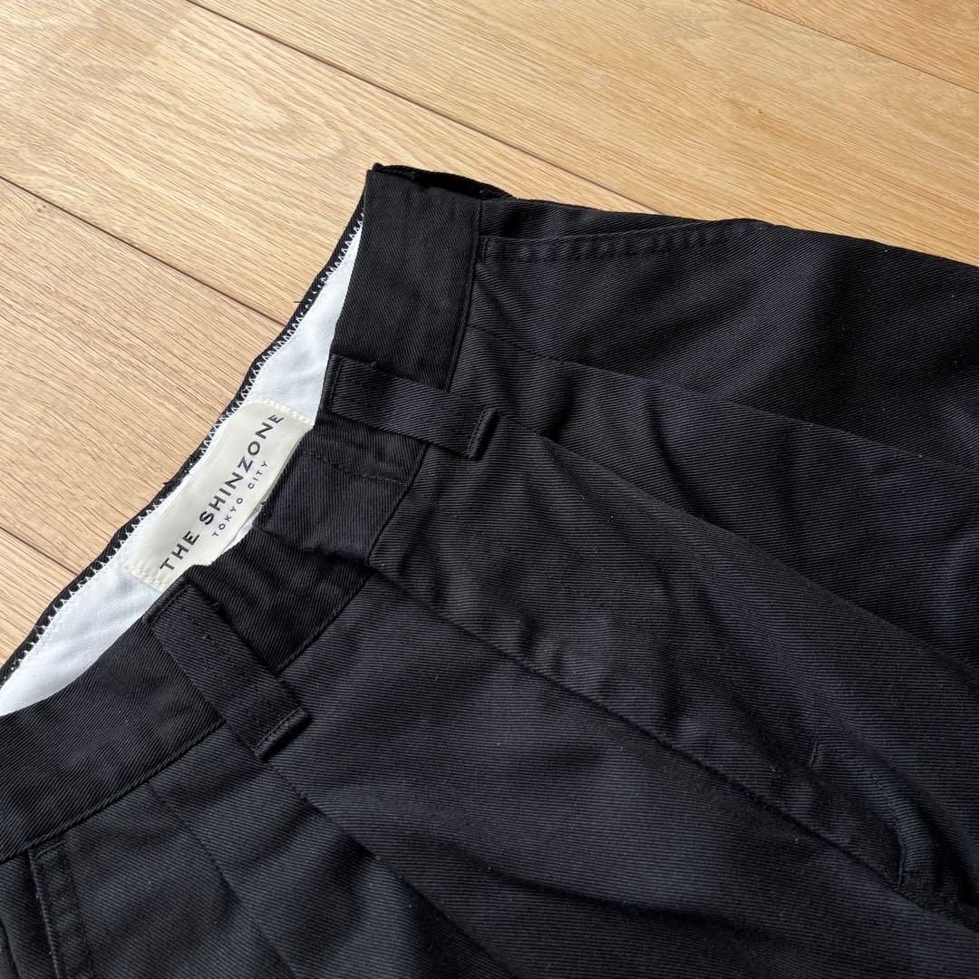 Shinzone ブラック トムボーイパンツ　サイズ32