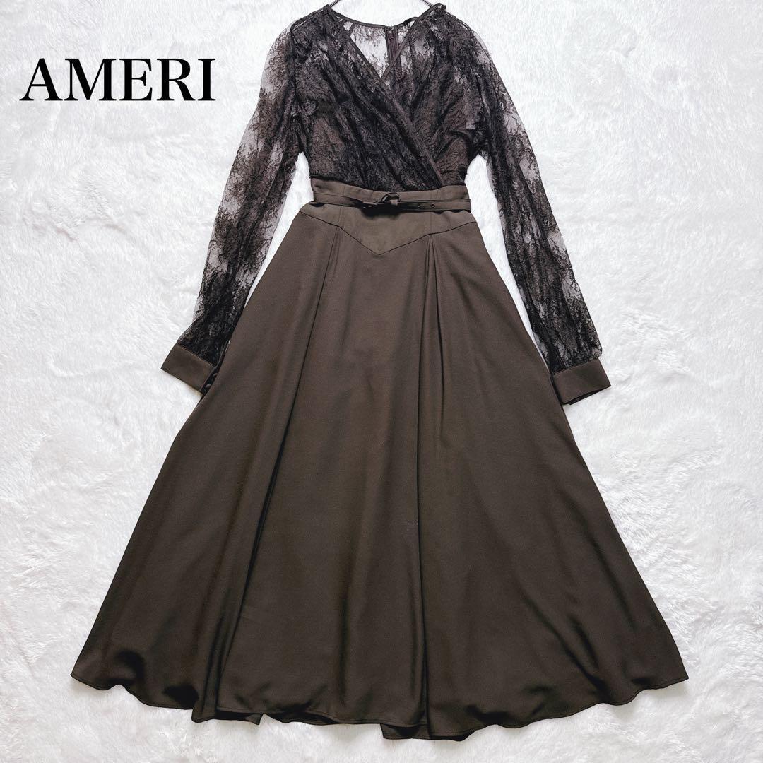 極美品 Ameri VINTAGE LADY LACE VEIL DRESS
